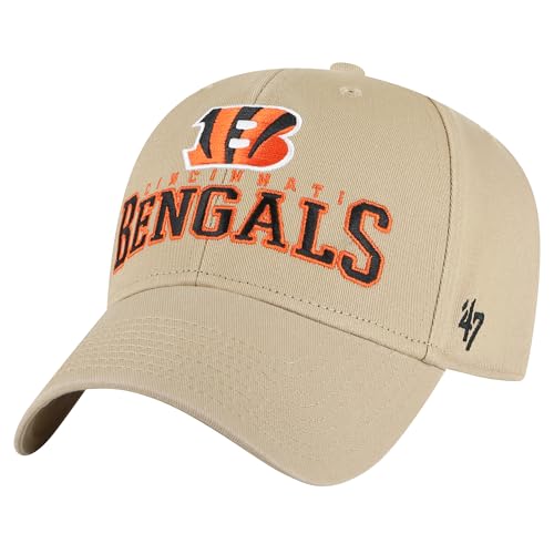 47 Men's Khaki Cincinnati Bengals Powell MVP Adjustable Hat