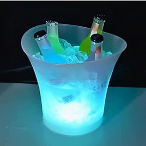 5L wijnkoeler LED IJsemmer, waterdichte kleuren veranderen ijskak, champagne, cocktail, bier, sapdranken emmer for thuisfeest, bar