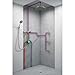 hansgrohe 15930181 Quattro 3-Way Diverter Valve,Brass, 0.75