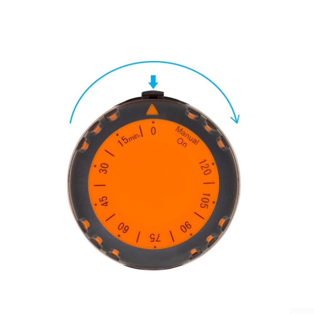 Minuteur mécanique pour robinet d'arrosage manuel de jardin, bouton de contrôle d'irrigation de jardin, sans pile