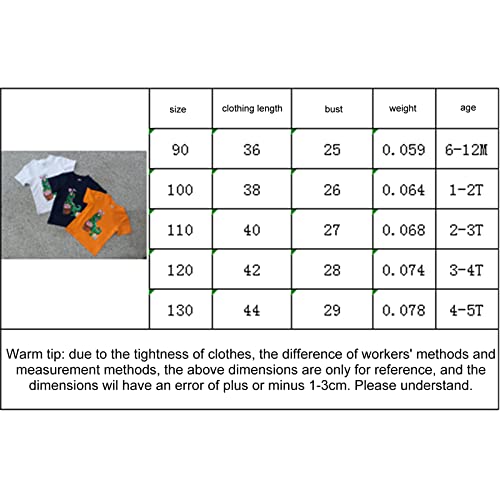 Baby Boys/Girls Easter Bunny T-Shirt Short Sleeve Rabbit Dinosaur Eggs Funny Print Tee Tops To Toddler/Infant/Kids (Navy Blue, 1-2T) #TOP6