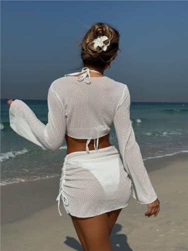 Maillot de bain séparé 4 pièces modulable et extensible noir taille L - 4