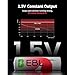EBL Rechargeable AA Batteries Lithium with Charger, 3000mWh 1.5V Double A Lithium ion Battery, 1600 Cycles Long Lasting AA Lithium Rechargeable Batteries 8 Pack for Blink Outdoor Camera