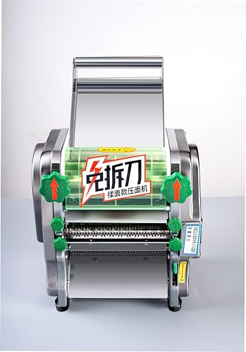 Electric Pasta Maker Machine, Stainless Steel, Automatic Noodle Maker (180MM)