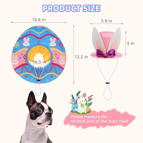 Disfraz para perro SCENEREAL Conejo de Pascua Mediano miniatura 4