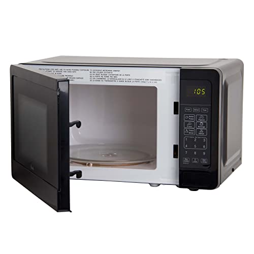 Avanti Mt7V1B Microwave Oven 700-Watts Compact With 6 Pre Cooking Settings, Speed Defrost, Electronic Control Panel And Glass Turntable, Black #TOP3