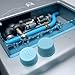 2pcs Blue Replacement Valve Cover For Automotive Air Conditioning, Air Conditioning Valve Cap Leak Proof R134a Ac System Charging Port Valve，Ac System Charging Port Caps