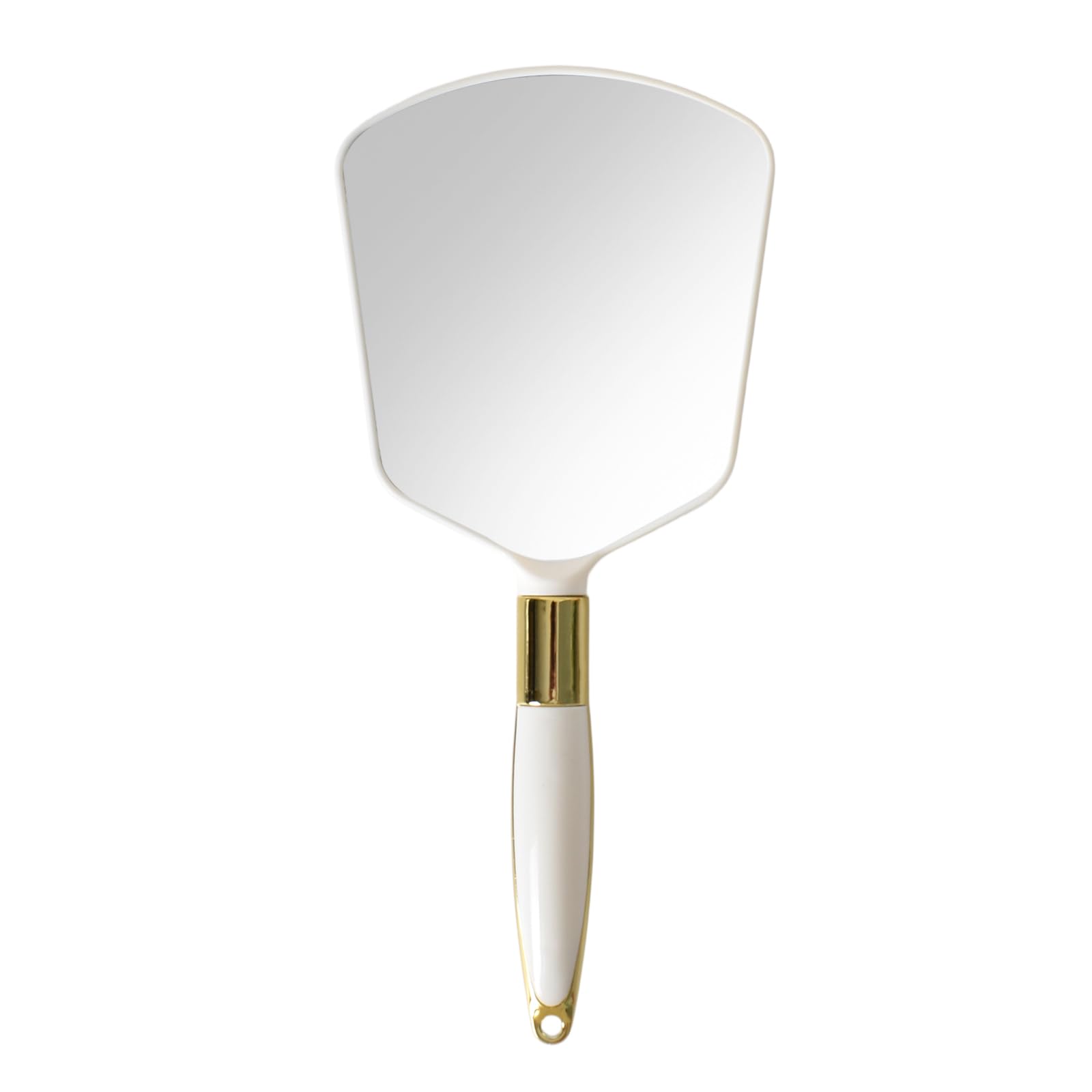 Beauty Specchio Ovale, Specchio Portatile con Manico, Specchios Portatile con Manico dal Design Ergonomico, Ingrandimento Specchios Cosmetico, Make Up per Cura Viso e Capelli
