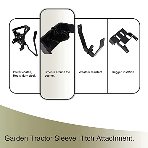 image for NIXFACE Rear Sleeve Hitch for Garden Tractors Fit for Husqvarna/Crafts