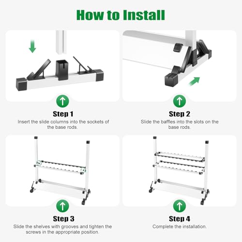 Foto von SHIOUCY Angelruten stehen, 24 Ruten Angelruten Rutenständer Tragbar Rutenhalter Angelruten Rutenauflagen