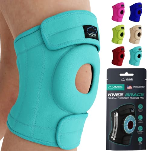 Image of Modvel ELITE Knee Brace for Men & Women - Patella Gel Pads & Side Stabilizers for ACL, Meniscus Tear, Arthritis & Injury Recovery - Maximum Support for Running, Sports & Joint Pain Relief