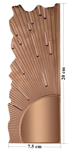 Image of Plantex Pure Brass Door Handle for Main Door /8 Inch Main Door Handle /Pull-Push Door Handle for Home /Office /Hotel - (PVD Rose Gold) - 3 Years Warranty