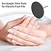 VOCOSTE 100 Pcs Sandpaper Disk Replacement Pad for Polishing Craft or Electric Foot File Callus Remover Tool, Medium 150 Grit, 35mm