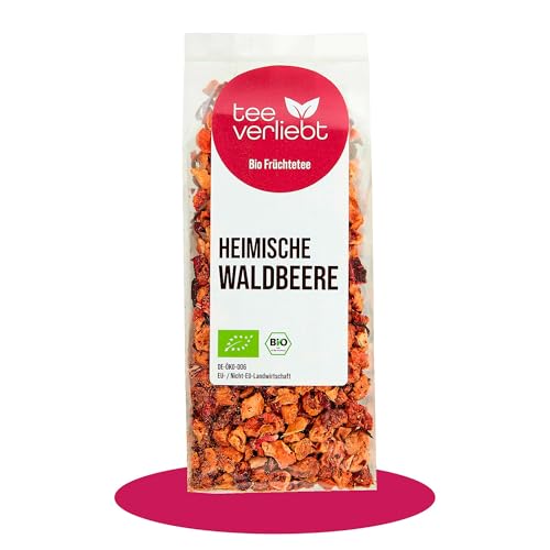 teeverliebt - Baya forestal autóctona orgánica 100 g – Té de frutas suelto orgánico | bayas frutales y frutas. equilibrado | 100 g