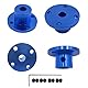 4 Stück 6 mm Aluminiumlegierung starre Flanschkupplung Motor Führungswelle Kupplung für DIY Motor Stecker