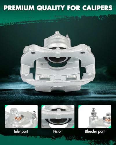 Image of SCITOO 18B5329 18B5328 Front Left & Right Disc Brake Calipers Assembly w /Bracket For Buick For Encore /For Verano,For Chevrolet For Cruze /For Orlando /For Trax /For Volt