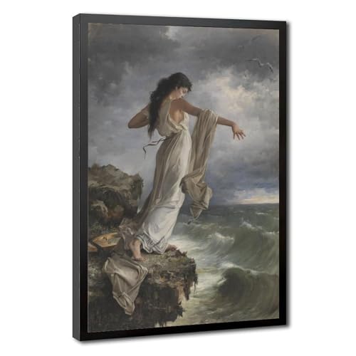 Impression sur toile Sappho par Miquel Carbonell Selva cadre 20x30 cm