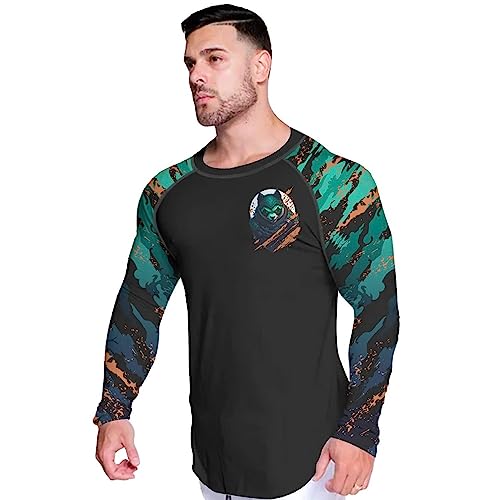 Compression Shirt 4-Way Stretch Construction, Jiu Jitsu Rash Guard Men, BJJ MMA Rash Guard Gift On Birthday4