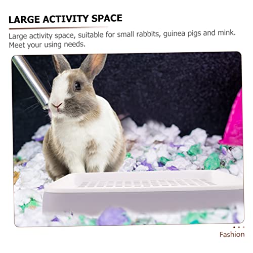 DOITOOL 2 Peças Caixa De Banheiro Para Animais De Estimação Bandeja De Areia Para Animais Pequenos H