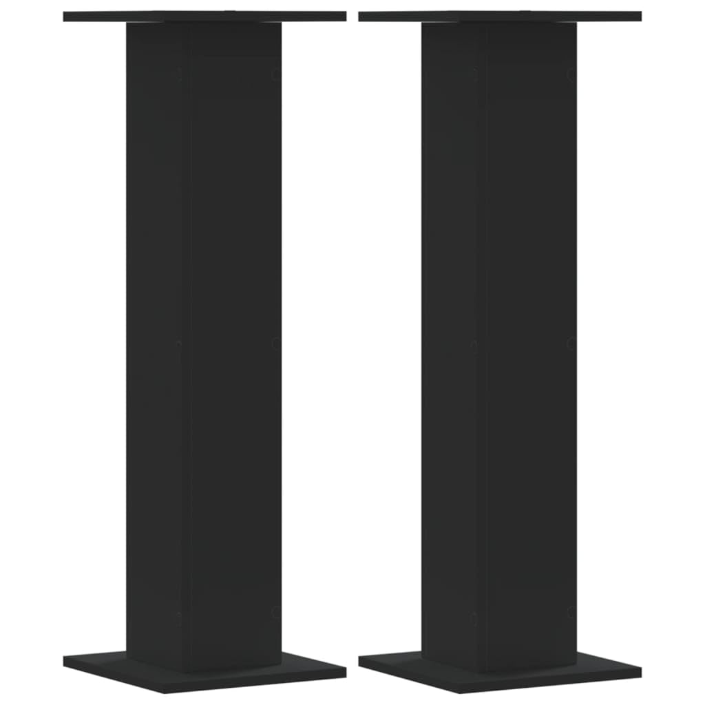 Supporti Altoparlanti 2 pz Neri 30x30x95cm in Legno Multistrato,Dispositivi elettronici,o,Accessori o,Accessori per Altoparlante,Supporti per Altoparlanti,18.1 kg -852673