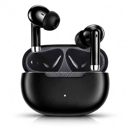 Fone de Ouvido Bluetooth Sem Fio 5.4 TWS Compatível com iOS e Android com Redução de Ruído e Microfone à Prova d'Água Esportivo para Treino Academia Corrida Trabalho e Lazer - PREMIUM®
