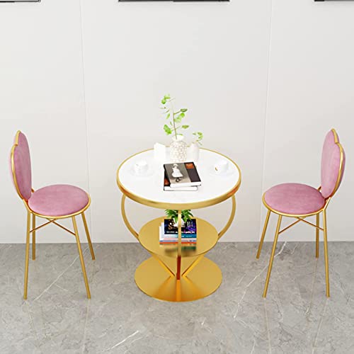 Table basse ronde en forme de cœur en métal pour optimiser un petit salon - 4