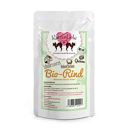 HerzensHund Katzenliebe Bio-Rind 100g Bio DE-ÖKO-006 100 g