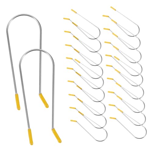 FRCOLOR 3sets Electric Roller Clips Hot Curler Pin Replacement Hair Curler Clips Roller Jaw Clamps 20pcs*3