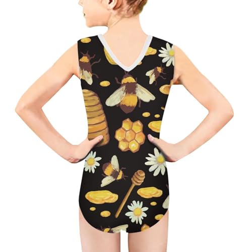 Image of Fashion Print One-Piece Swimsuits for Girls,Soft Stretchy One Piece Bathing Suit Quick Dry Beach Swimwear 5-14 Years