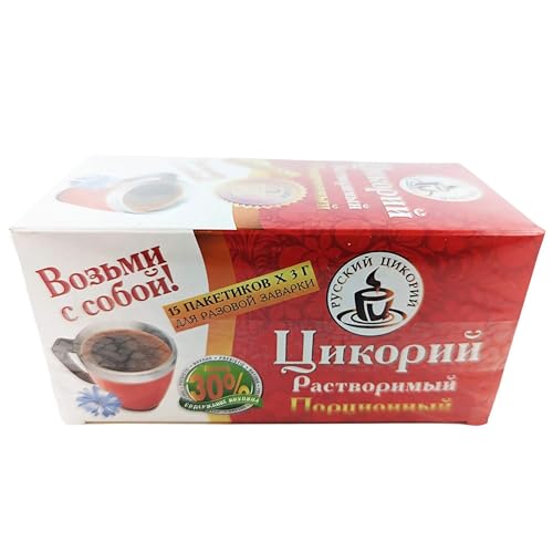 3 x café de achicoria instantánea, 15 unidades (45 x 3 g)