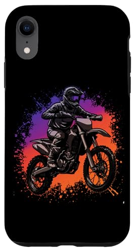 Motocross Pilote Moto Cross Enduro Conduite Offroad Coque pour iPhone XR