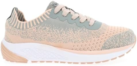 Propet Women's Propet EC-5 Sneakers, Grey/Peach, 7 XX-Wide US | Image 2