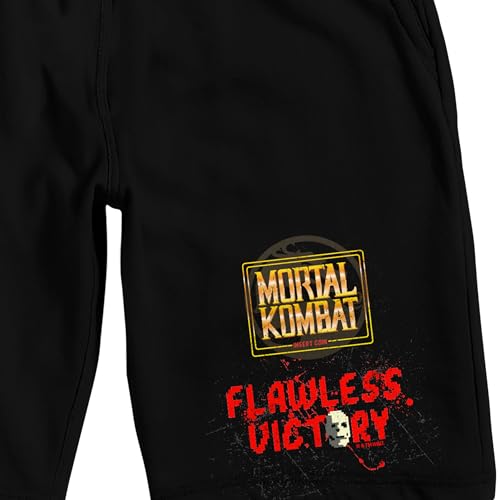 Mortal Kombat Flawless Victory Men's Black Sleep Pajama Shorts2