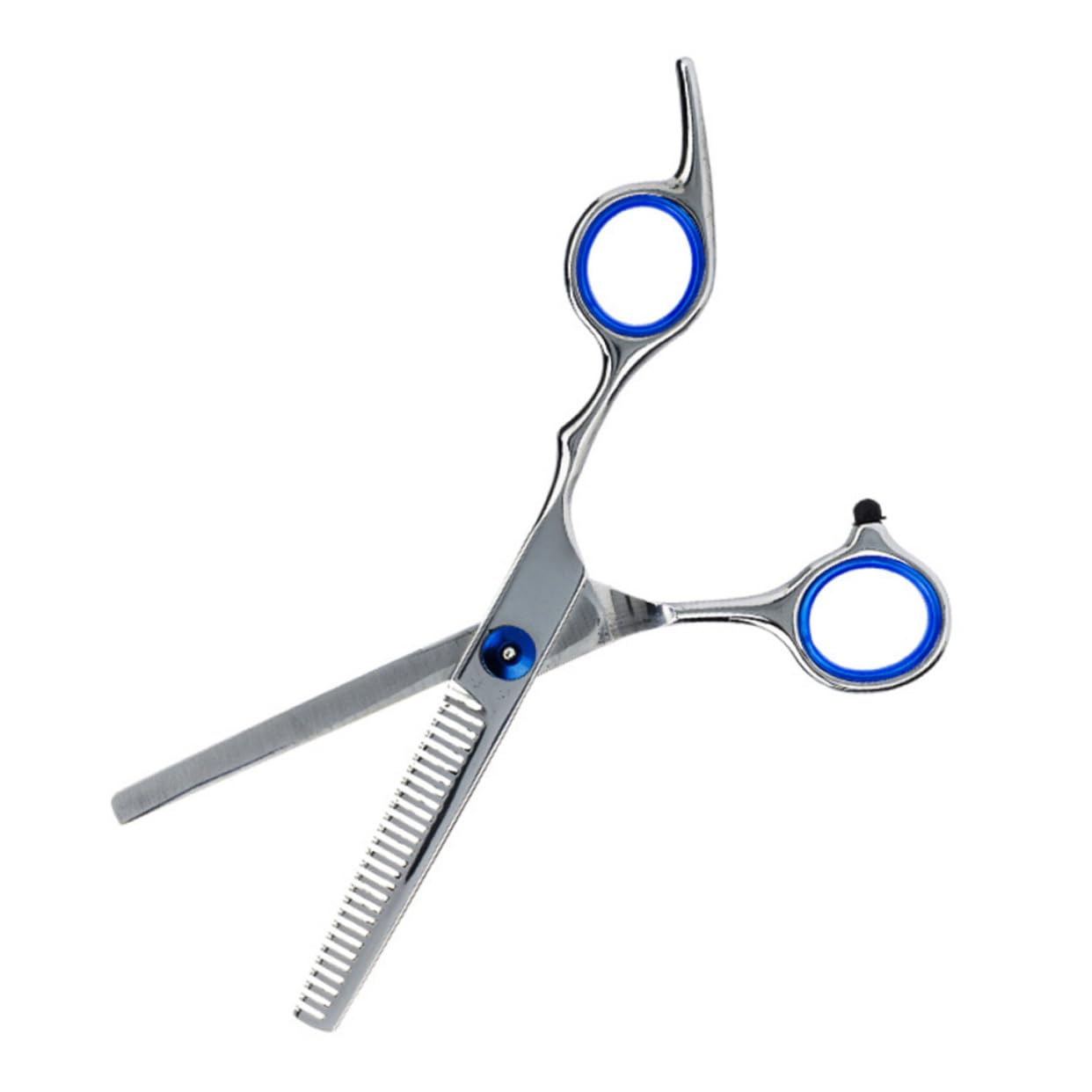 Mikinona Set Forbici Parrucchiere 10 Pezzi in Acciaio Inox, Pettine e 2 Kit per Rifinitura Professionale, per Casa e Fai da Te