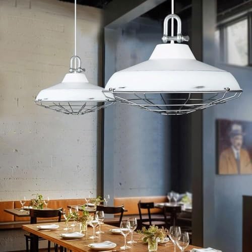 Lampe suspendue industrielle rétro avec douille E27 pour décoration de restaurant - 4