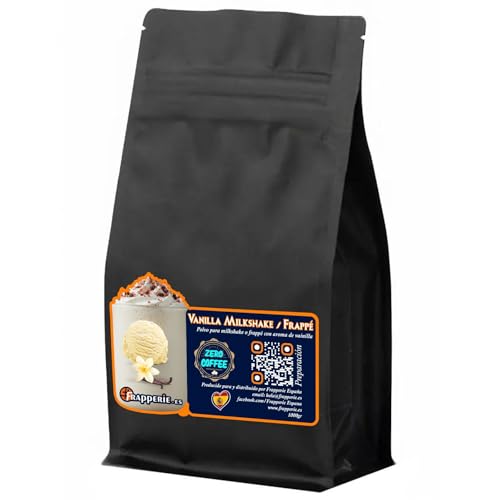 Polvo para Vanilla Milkshake Frappé | Batido Frappé en Polvo 1Kg | Para Cafeterías y Restaurantes