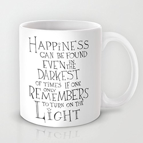 11 OZ Ceramic Coffee Mug with Sayings Happiness Quote Coffee Mug Cup Great Novelty Gift Christmas Gifts For Men, Women, Grandma, Grandpa, Friends Motivational And Inspirational Gift Mug