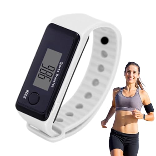 Mire los interruptores de Paso: Reloj del podómetro para Caminar, rastreador de calorías Impermeables | Distancia de calorías Impermeable -Tracker, Ejercicio portátil Smartwatch para funcionar