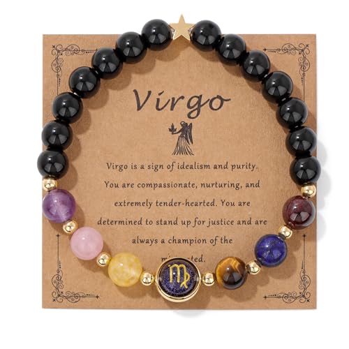 GolbalJew Virgo Zodiac Bracelets Healing...