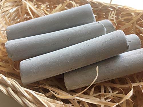 Uclays Black Edible Chalk Bars - Edible Bars with Black Clay and Chalk