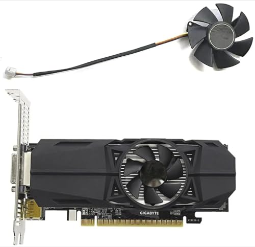 LTANDBR FS1250-S2053A 47MM 3PIN Gigabyte GTX 1050 OC GPU Cooler Suitable for Gigabyte GTX1050/1050Ti Graphics Card Fan