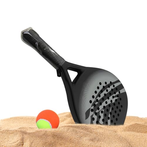 Schlägerpaddel – 47 x 26,5 x 3,8 cm, Strandspiel, Tennisausrüstung, Strandpaddel, Tennisschläger-Set, ergonomisches Sportgerät für Männer und Frauen, Vater, Anfänger, Profis, Outdoor-Freizeit
