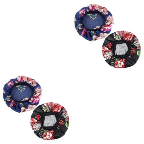 Bonnet satin floral pour cheveux bouclés : finissez-en avec la casse au réveil