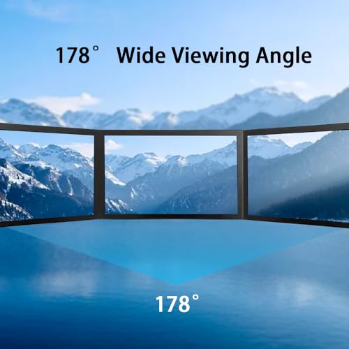 Image of 7 Inch Mini Monitor HDMI, Portable Vga Monitor with AV BNC 1024x600 LCD Screen with Built-in Speakers,IPS Multi-Function Small Display for Raspberry Pi PC /TV /DVD /CVBS