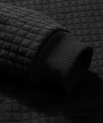 Swisswell Boys Pullover Hoodie Classic Fleece Jacket Youth Long Sleeve Sweatshirt(Jacquard Black,8-9) #TOP4