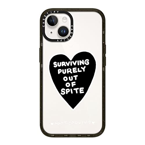 Coque iPhone 14 Casetify Impact antichoc militaire noir