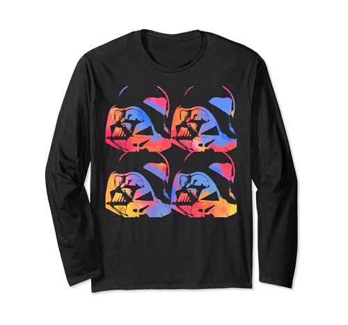 T-shirt manches longues Star Wars Dark Vador style pop art pour homme