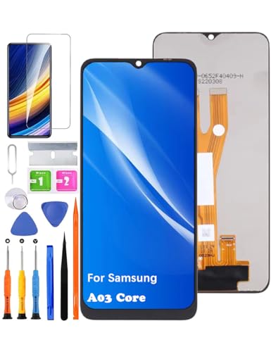 HLYGZX Écran pour Samsung Galaxy A03 Core A032F A032M Écran LCD de Rechange Assemblée réparation Kit