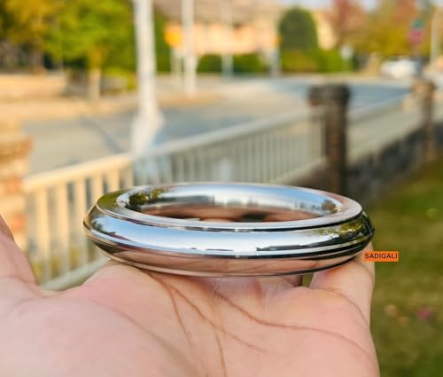 Image of 16mm Heavy Punjabi Sikh Kada Parmish Verma Style Sikh Steel Kada Punjabi Style Accessories Punjabi Item Gift For Sikh Men
