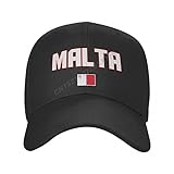 OLIKED Baseball Mütze Malta Flagge Cool Malteser Sonnenschutz Verstellbare Outdoor-Mützen für...